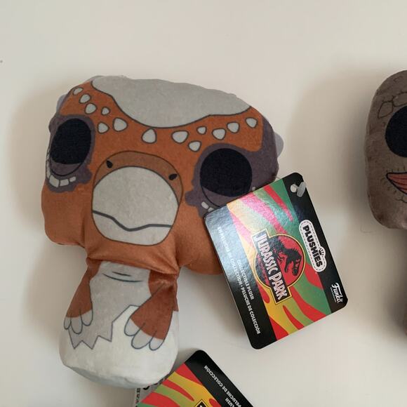 Funko POP! Plushies: 6'' Jurassic Lot Of 4 Beanbag Mini Plush New - Picture 4 of 10